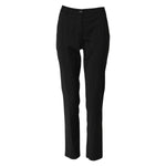 Dolce & Gabbana Black STAFF Mid Waist Tapered Pants