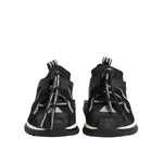 Dolce & Gabbana Black White Logo Sorrento Sneakers Shoes