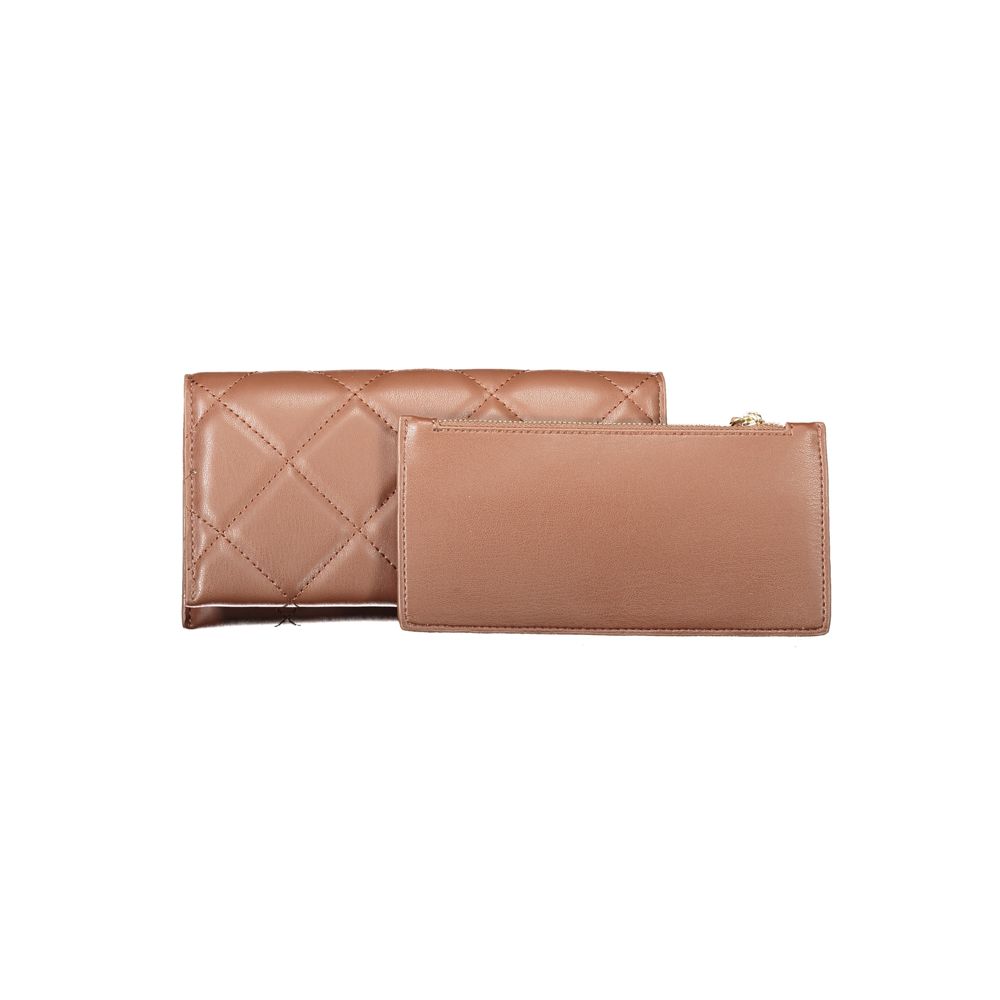 Mario Valentino Brown Polyethylene Wallet