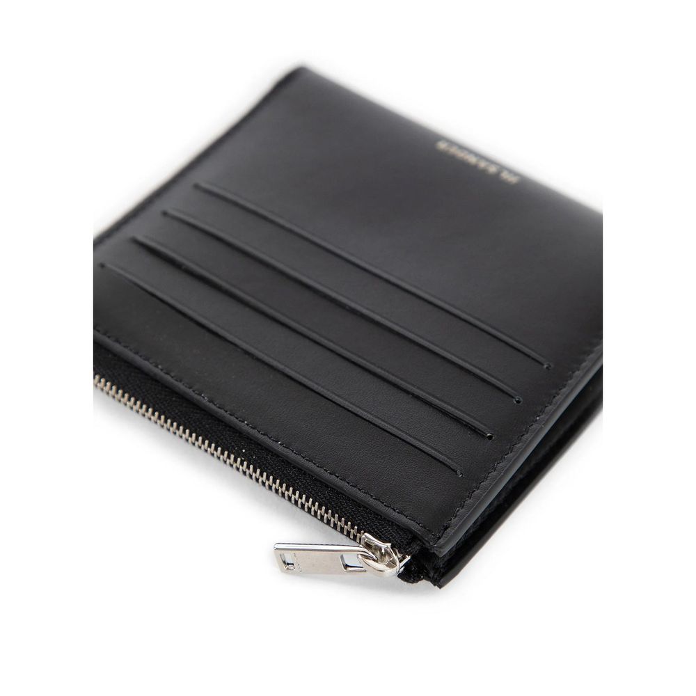 Jil Sander Black Leather Cardholder