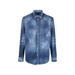 Dsquared² Distressed Effect Denim Shirt