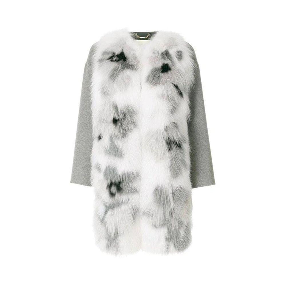 Fendi Fur Trim Cashmere Coat FE-8736389005524-38
