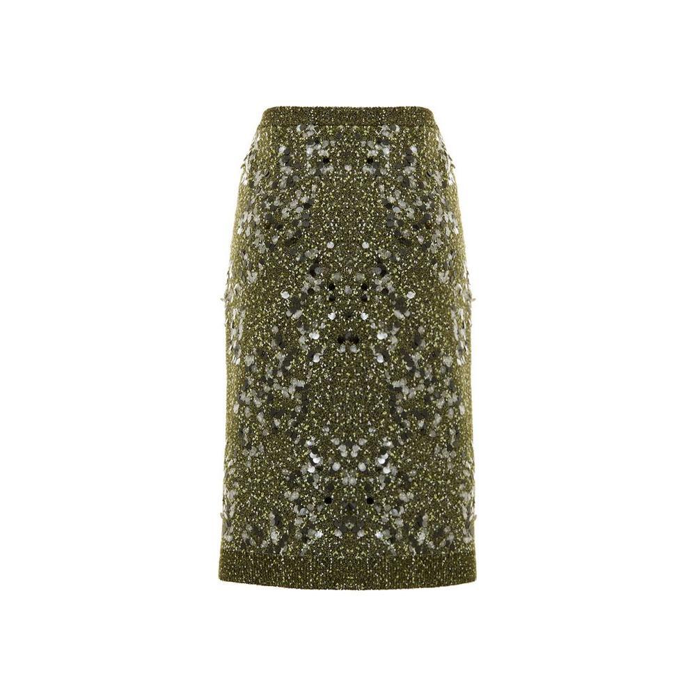 Gucci Green Viscose Skirt