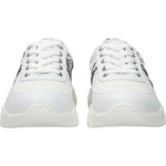 Love Moschino White Fabric Chunky Sneakers