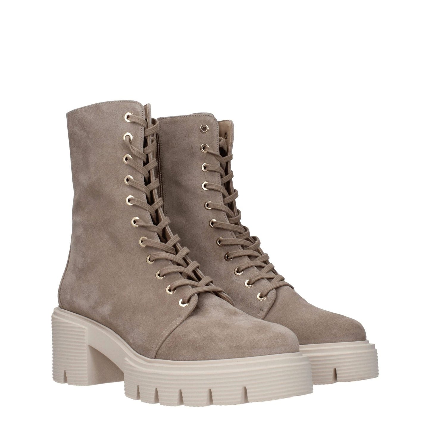 Stuart Weitzman Beige Leather Ankle Boots ST-8547457433865-EU40/US10