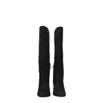 Stuart Weitzman Black Leather High Heel Boots