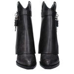 Givenchy Black Leather Ankle Boots GI-9467669872905-EU35/US5