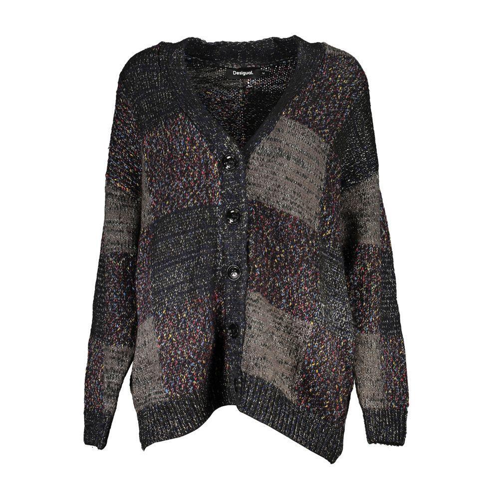 Desigual Black Polyester Sweater DE-24903-L