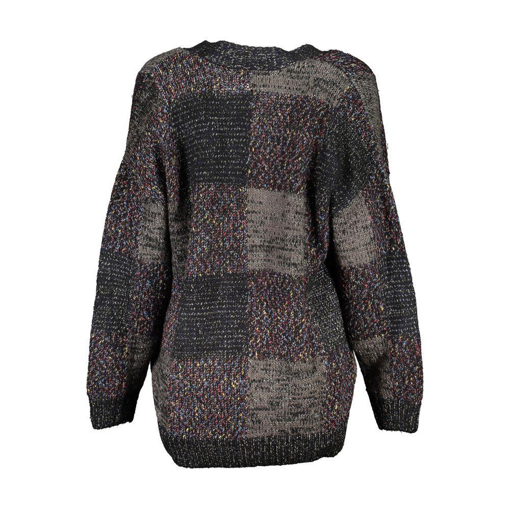 Desigual Black Polyester Sweater DE-24903-L