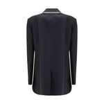 Sacai Double-breasted Blazer with double revers SA-2507937001-2