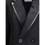 Sacai Double-breasted Blazer with double revers SA-2507937001-2