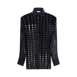 Ferragamo Velvet devoré Shirt FE-782997001-IT40 | M