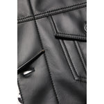 Dolce & Gabbana Black Polyester Button Down Biker Jacket JKT41517-50