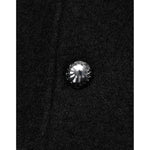 Dolce & Gabbana Black Wool Logo Plaque Bomber Jacket