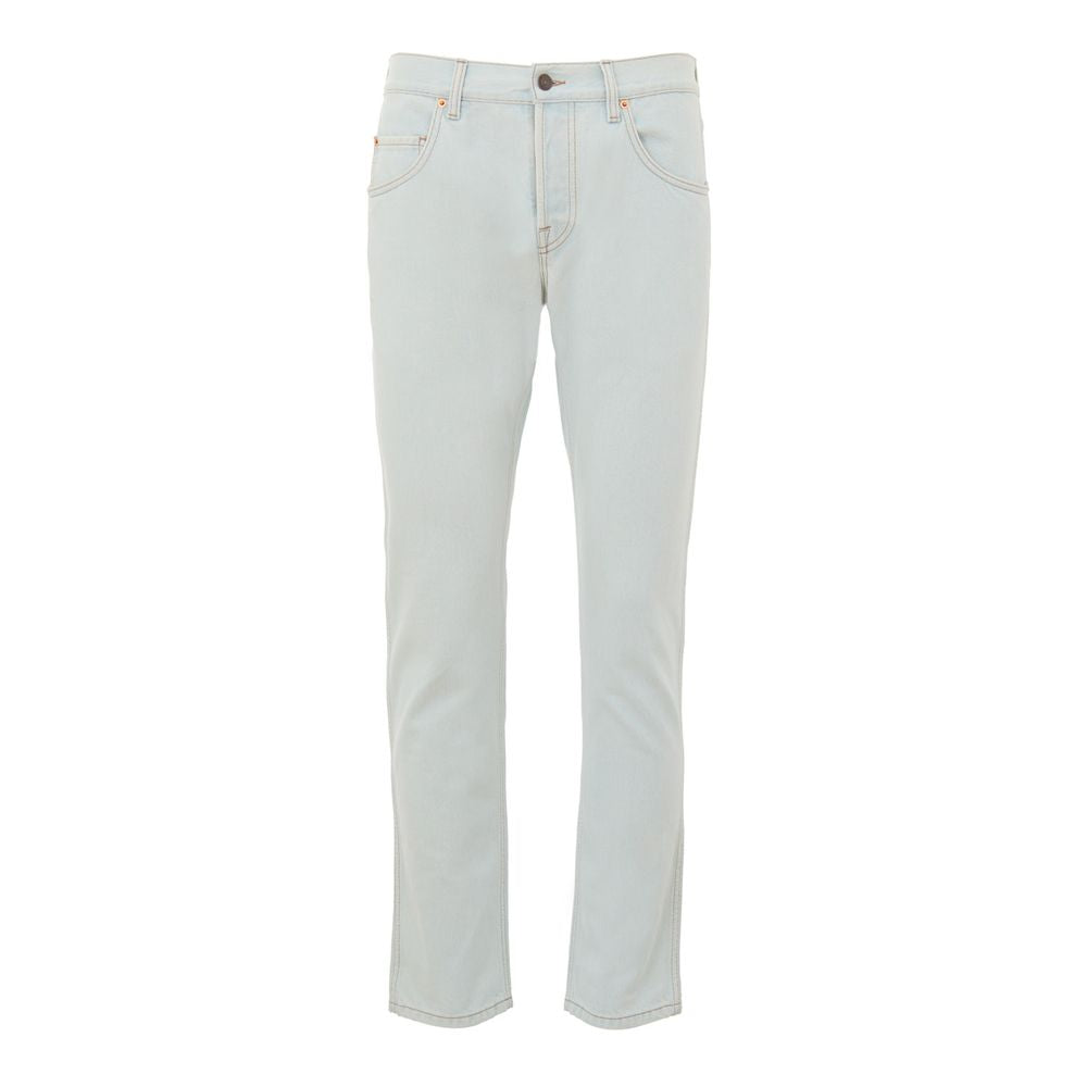 Gucci Blue Cotton Jeans Denim
