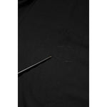 Dolce & Gabbana Black Embossed Logo Cotton Crew Neck T-shirt