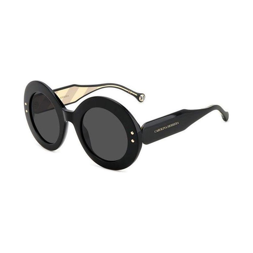 Carolina Herrera Black Acetate Sunglasses