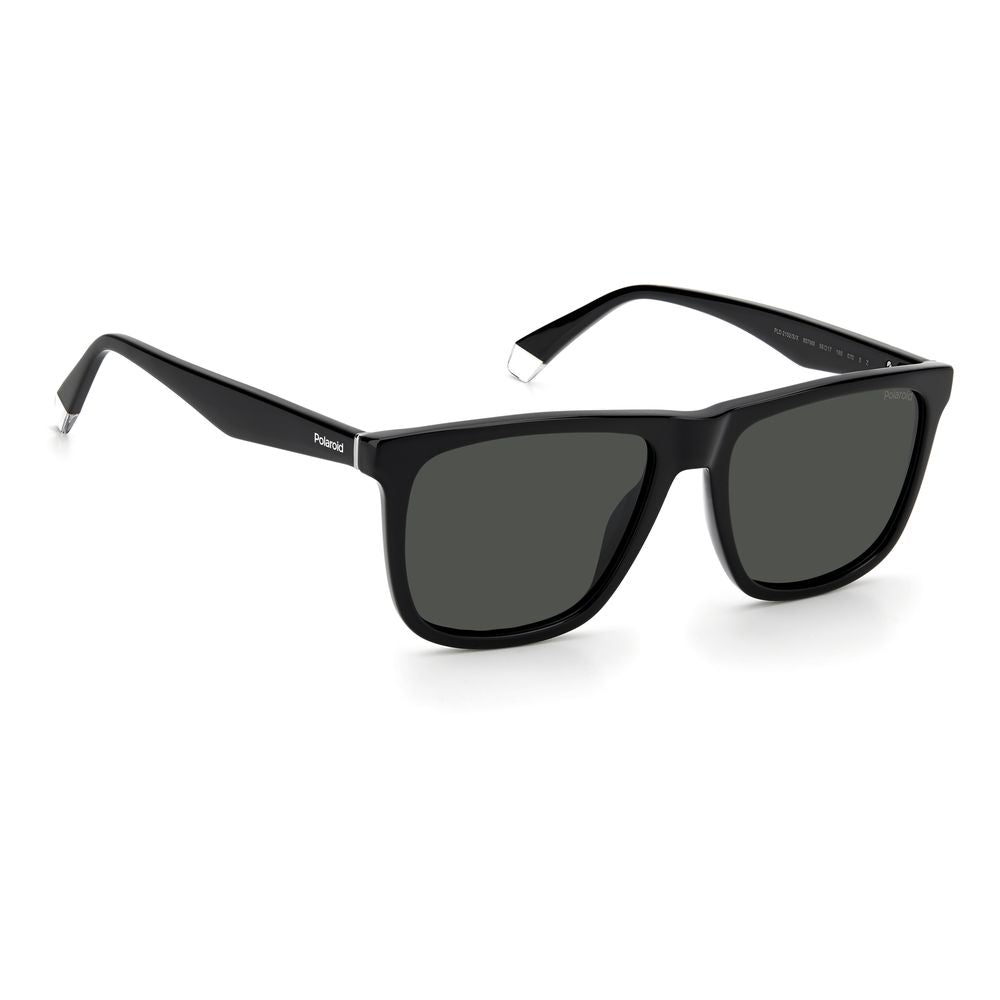 Polaroid Black Acetate Sunglasses POPLD2102SX807F5M9AC