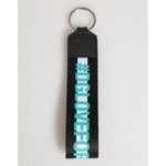 Dolce & Gabbana Multicolor Logo Polyester Brass Holder Keychain Keyring SMY11316
