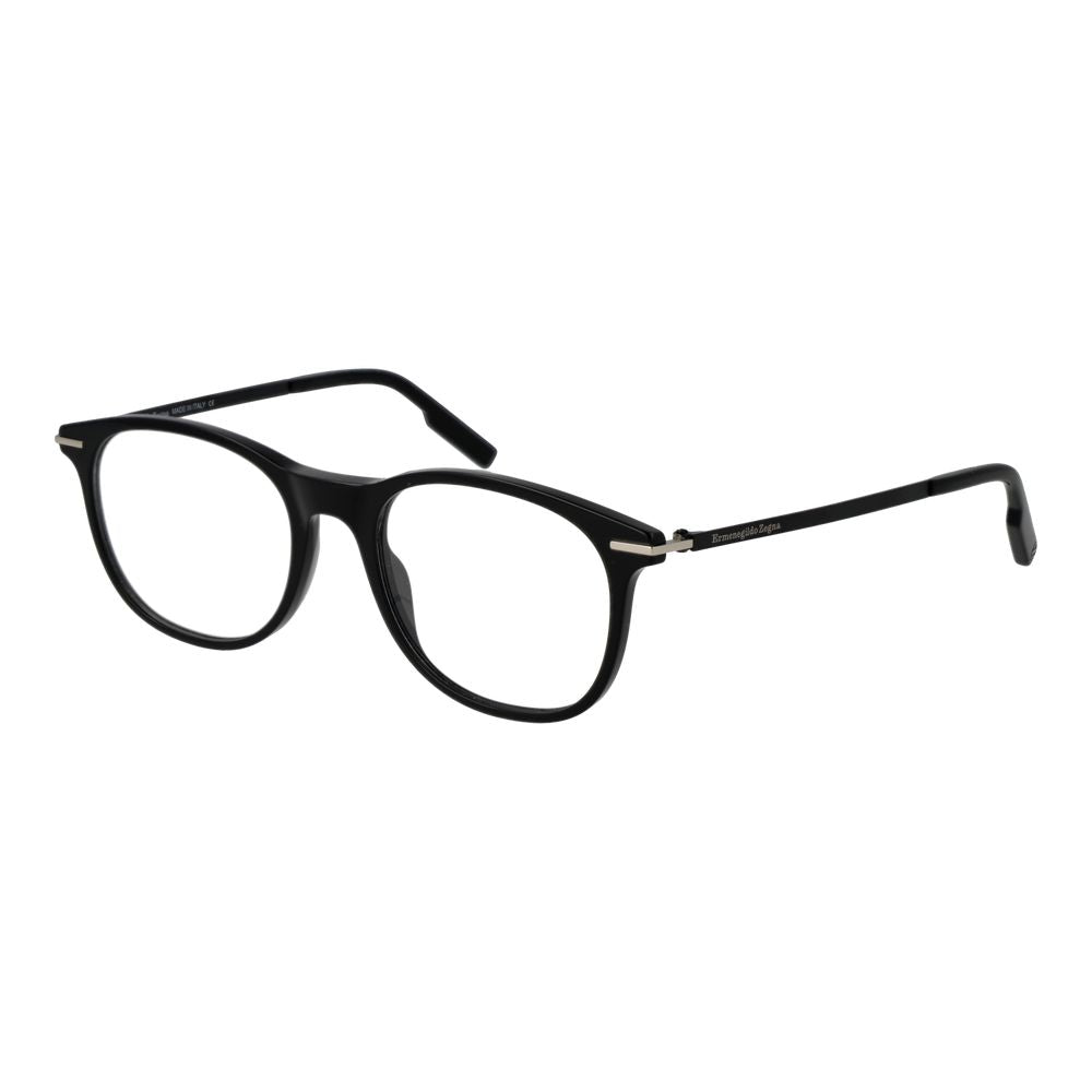 Ermenegildo Zegna Black Men Glasses Frame