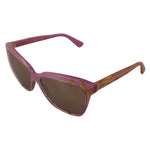 Dolce & Gabbana DG4251 Pink Gold Full Rim Rectangle Frame Shades