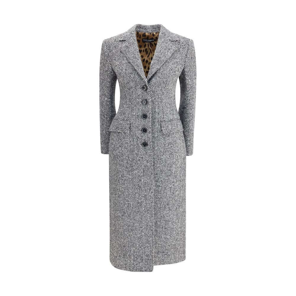 Dolce & Gabbana Single-breasted chevron Coat