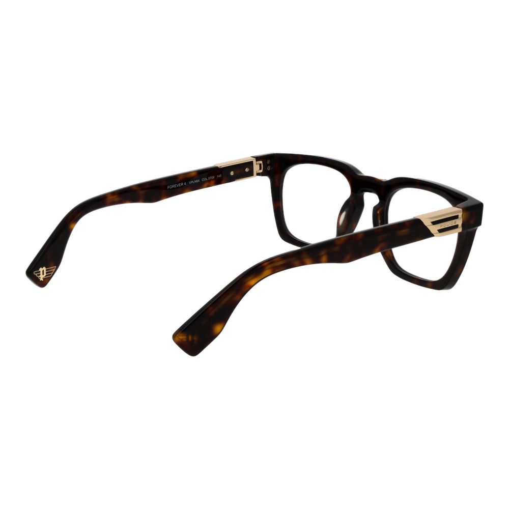 Police Brown Cellulose Acetate Glasses (Frames)