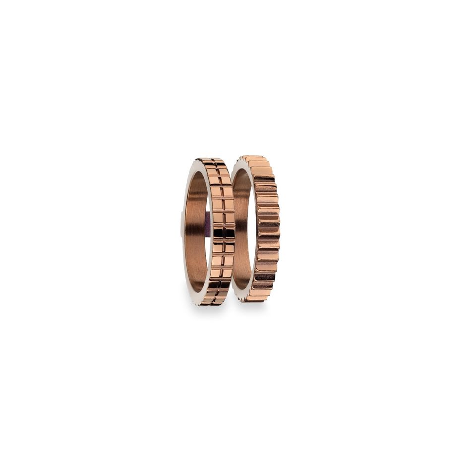 Rose gold rings from AN JEWELS JEWELRY Mod. AR.R2NS03SBR-7, elegant design