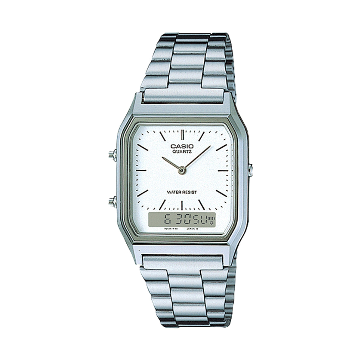 CASIO VINTAGE Mod. EDGY COLLECTION SUNRAY DIAL - WHITE AQ-230A-7DMQYES