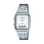 CASIO VINTAGE Mod. EDGY COLLECTION SUNRAY DIAL - WHITE AQ-230A-7DMQYES