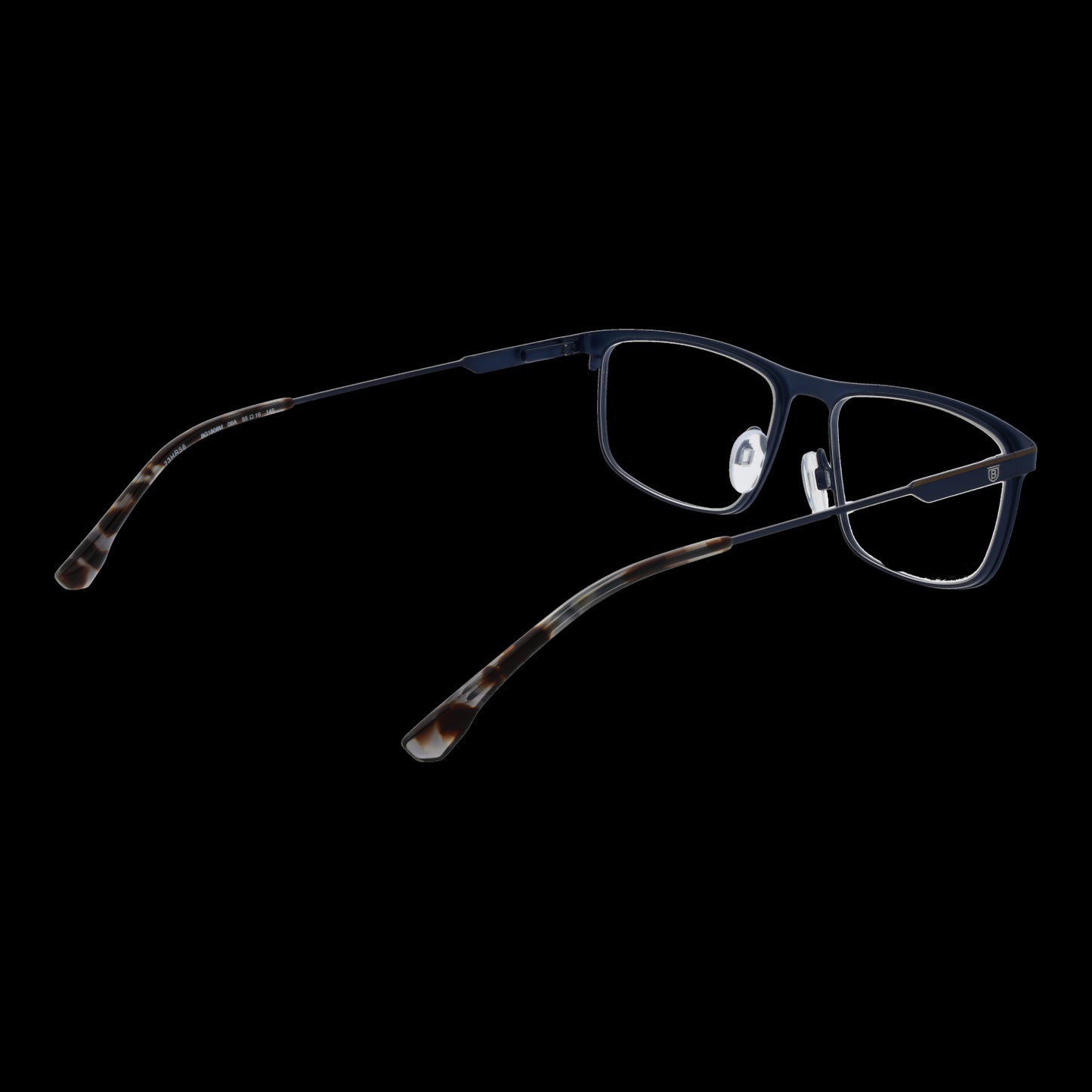 BULGET MOD. BG1808M 5506A gent's eyeglasses in sleek black frame, side view. Stylish eyewear for men.