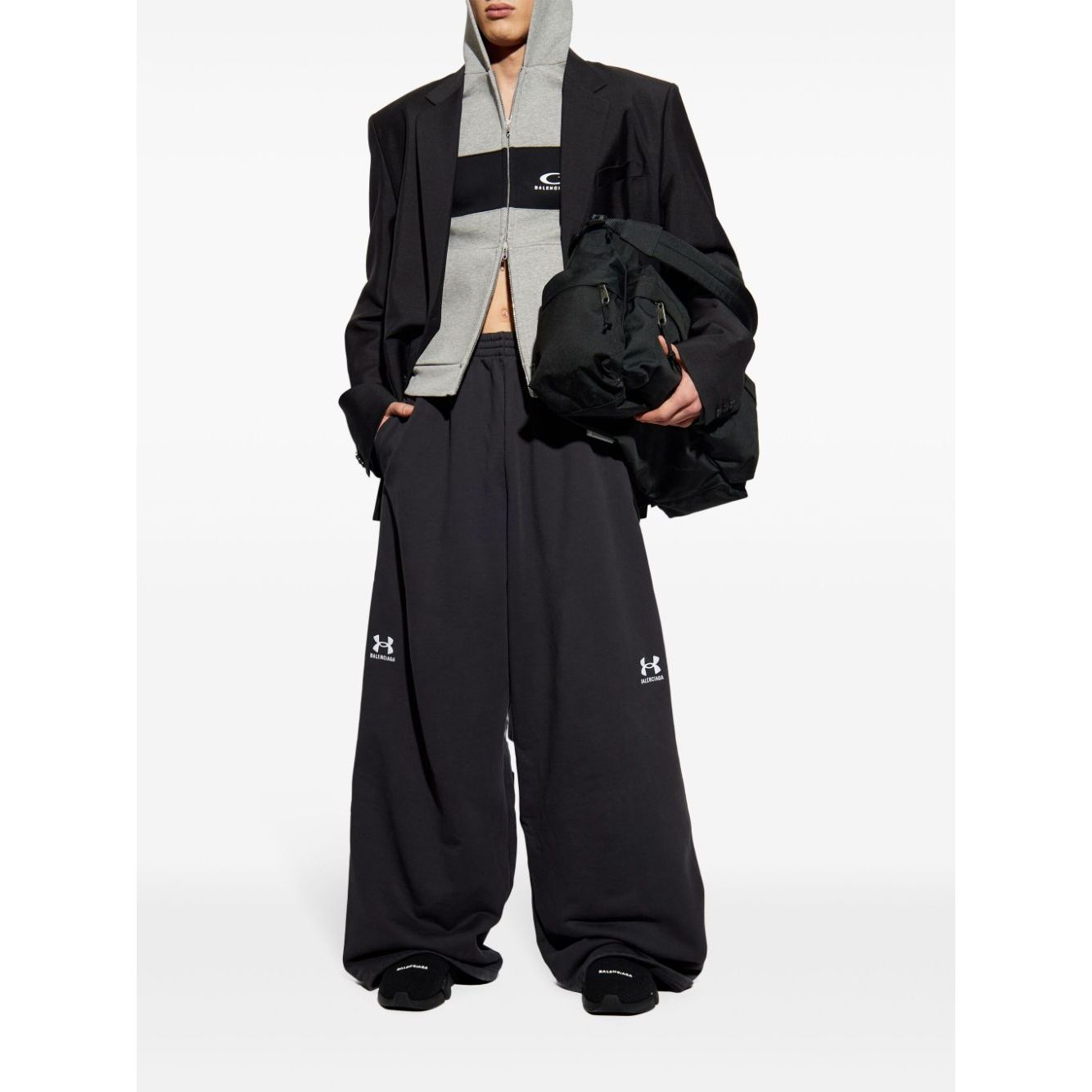 Balenciaga Sweaters Grey Topwear