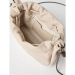 Brunello Cucinelli Bucket Mellow mini bag in Soft leather with Precious Chain MBGPD2667C8905-P25