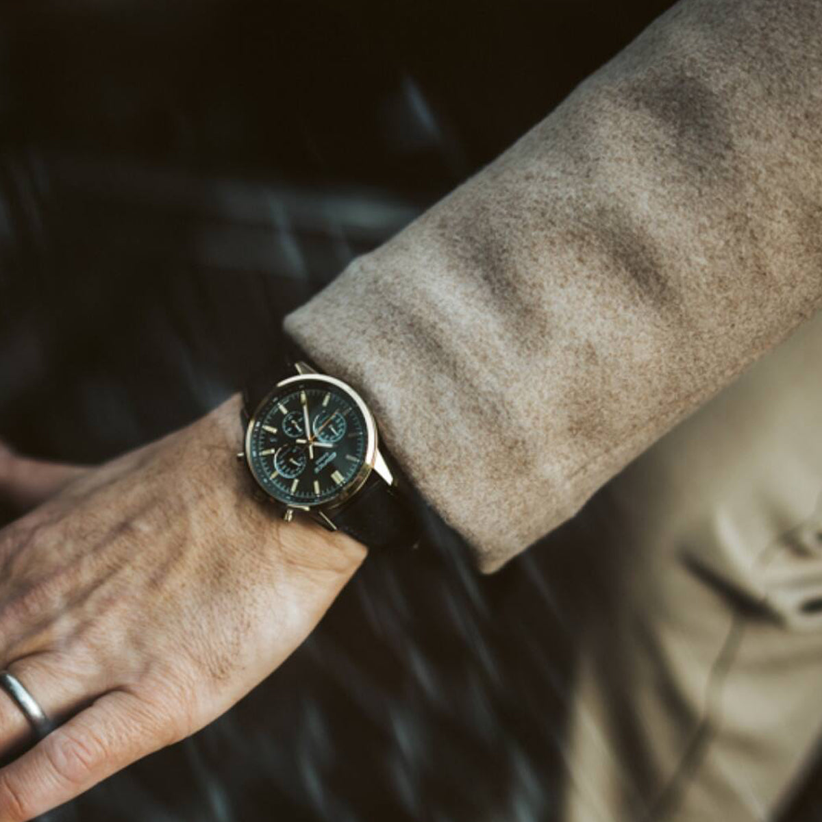 CASIO EDIFICE Mod. STANDARD CHRONOGRAPH GOLD - GREEN-2