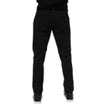 Dolce & Gabbana Black Cotton GOLD Skinny Denim Jeans