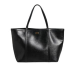 Dolce & Gabbana Black Leather Miss Escape Shopping Tote Women Borse Bag