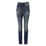 Dolce & Gabbana Blue Cotton HighWaist Skinny Denim Jeans