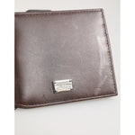 Dolce & Gabbana Brown Leather DG Logo Engrave Bifold Card Holder Wallet SMY11258