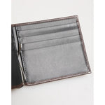 Dolce & Gabbana Brown Leather DG Logo Engrave Bifold Card Holder Wallet SMY11258