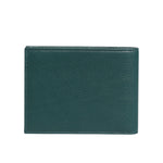 Dolce & Gabbana Green Leather DG Logo Engrave Men Bifold Card Holder Wallet SMY11277