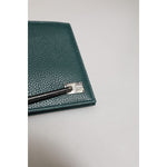 Dolce & Gabbana Green Leather DG Logo Engrave Men Bifold Card Holder Wallet SMY11277