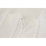 Dolce & Gabbana White Cotton Corset Stretch Top T-shirt