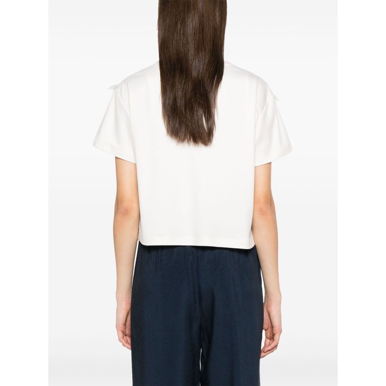 Emporio Armani T-shirt with fringes Topwear