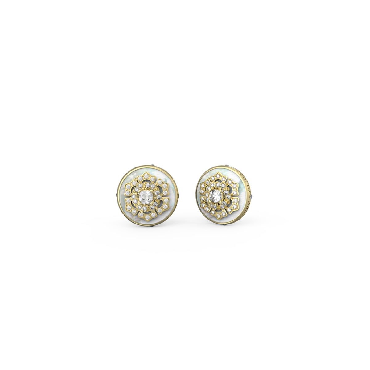 GUESS JEWELS JEWELRY Mod. JUBE04551JWYGT-U earrings with gemstone design