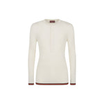 Gucci Ribbed-Knit Silk T-Shirt