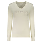 Guess Jeans White Viscose Women Sweater GU-39649-S