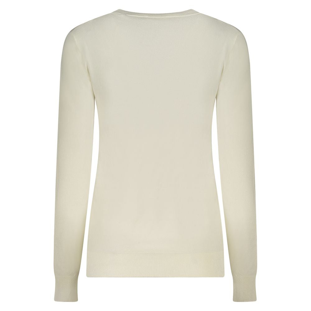 Guess Jeans White Viscose Women Sweater GU-39649-S