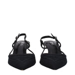 Isabel Marant Black Fabric Mid Heel Pumps