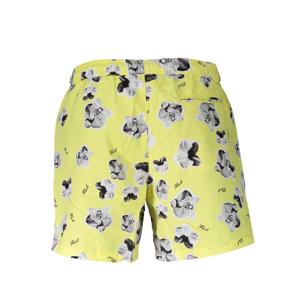 Karl Lagerfeld Yellow Polyester Swimwear