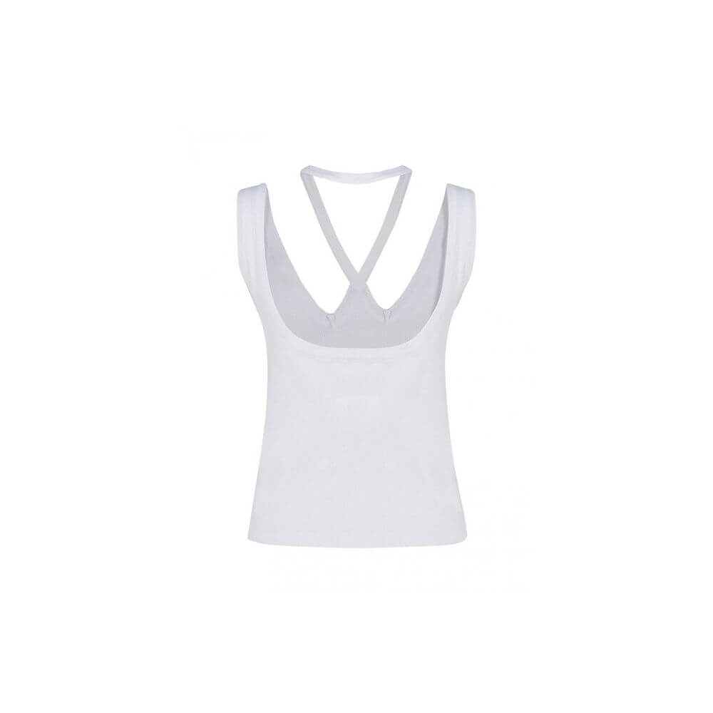 MM6 Maison Margiela Ribbed Cotton Top